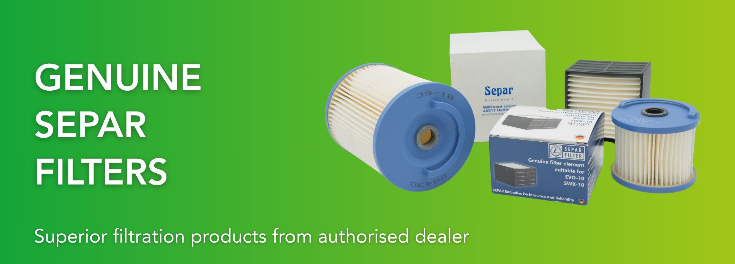 Genuine Separ Filters – Superior Filtration for Maximum Engine Protection